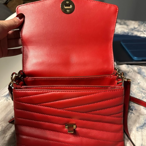 Tory Burch Kira Chevron Quilted Leather Top Handle Satchel - Picture 6 of 8